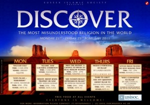 Discover Islam Week [Mon21st - Fri 25th]